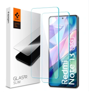 Hurtownia GSM - Edzett üveg Spigen GLAS.tR Slim Xiaomi Redmi Note 13 5G Clear [2 PACK] - SPN3427 - {ean13} - Hurt