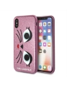 Hurtownia GSM - Karl Lagerfeld KLHCPXGLCHPI husă dură pentru iPhone X roz/różowy K-Paris - KLD201PNK - {ean13} - Hurt
