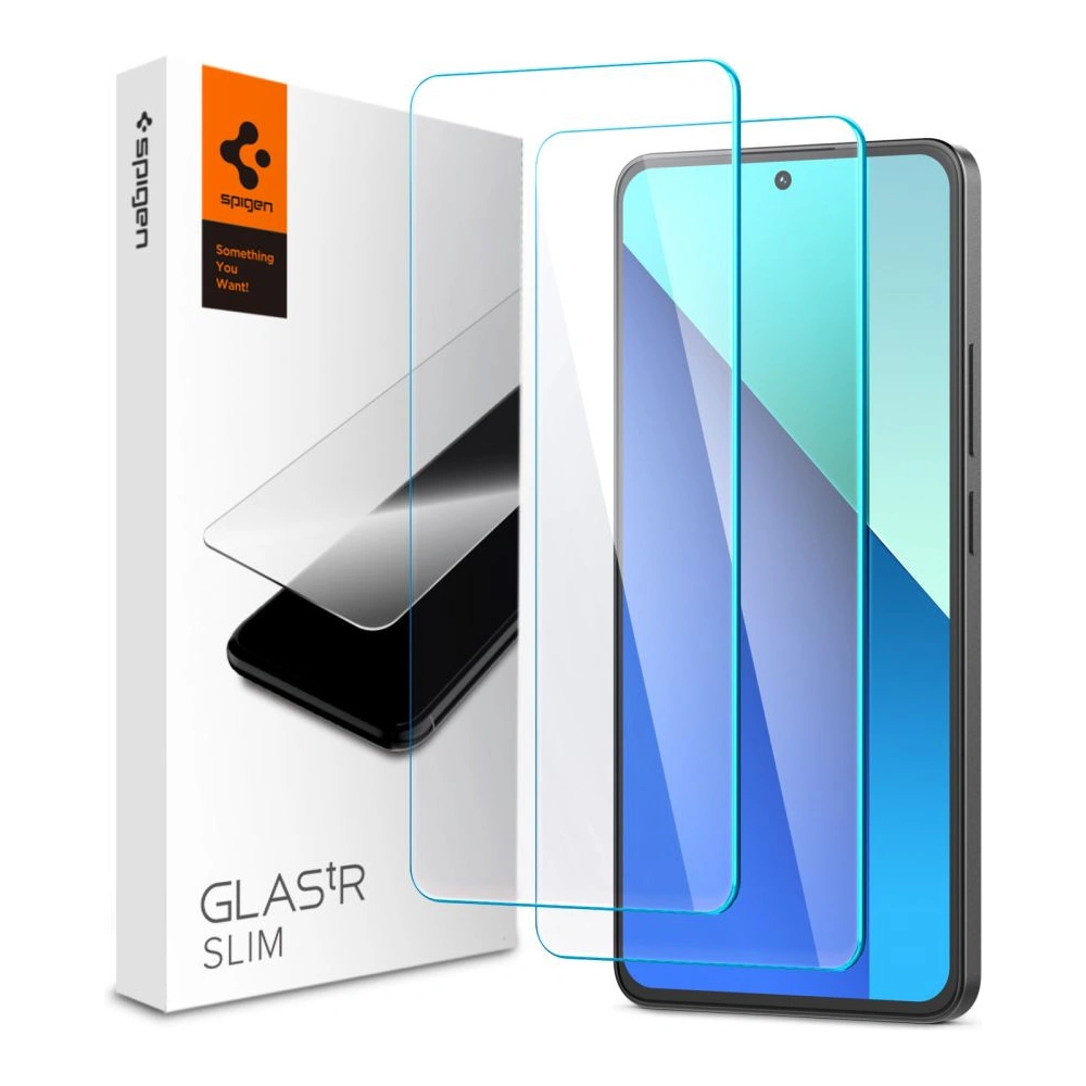 Wholesale Spigen GLAS.tR Slim Xiaomi Redmi Note 13 4G / LTE Clear [2 PACK] - SPN3428 - {ean13} - Hurt