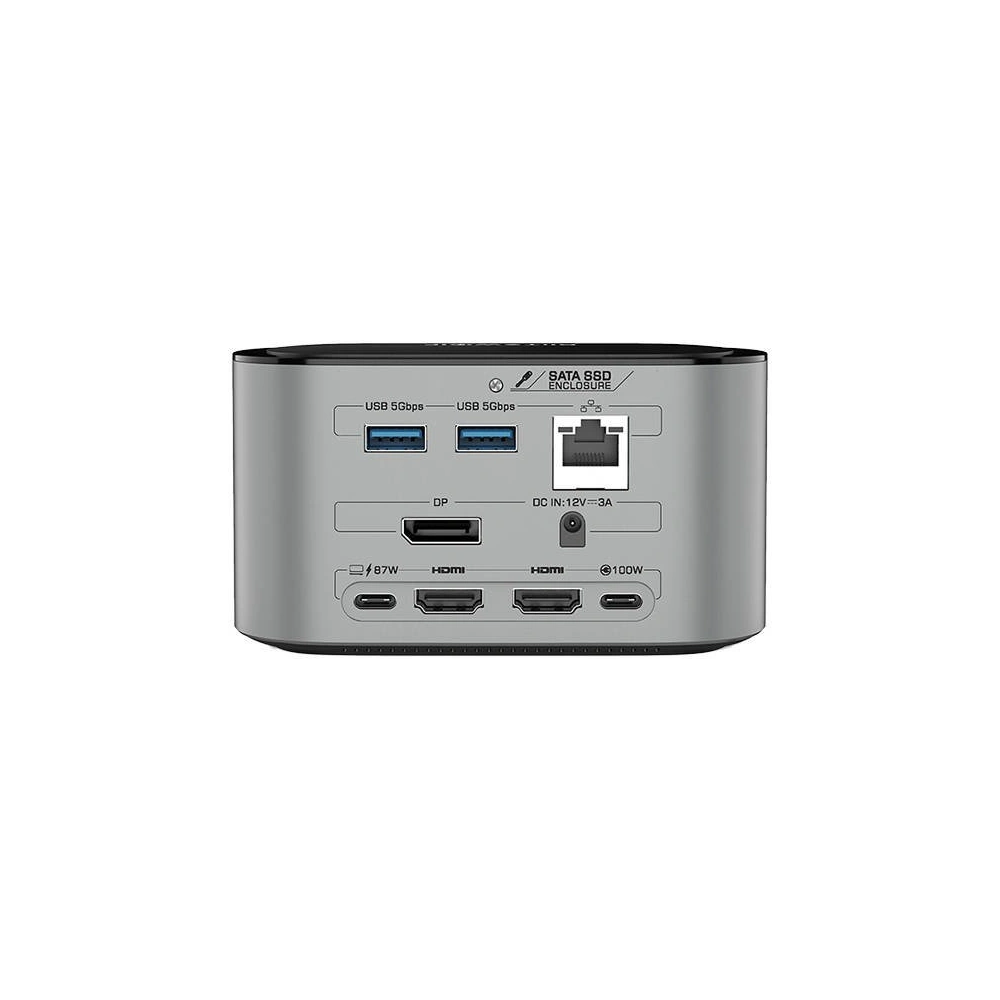 Hurtownia GSM - Dokkoló állomás 14in1 Blitzwolf BW-TH12 DC, 4xUSB-A 3.0, 3xUSB-C, M.2 SATA 3.0 SSD, 2xHDMI, DP, RJ45, jack 3.5mm - BLZ599 - {ean13} - Hurt