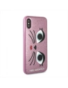 Wholesale Karl Lagerfeld KLHCPXGLCHPI iPhone X hard case pink K-Paris - KLD201PNK - {ean13} - Hurt