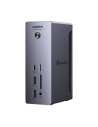 Hurtownia GSM - Stacja dokująca UGREEN U710 DC, 4xUSB-A, 2xThunderbolt 4 USB-C, DisplayPort 8K30Hz, RJ45, SD/TF, AUX, USB-C PD 90W szara - UGR1852 - {ean13} - Hurt