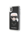 Hurtownia GSM - Karl Lagerfeld KLHCPXICGBK iPhone X/Xs czarny/black Iconic Glitter - KLD202BLK - {ean13} - Hurt