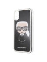 Hurtownia GSM - Karl Lagerfeld KLHCPXICGBK iPhone X/Xs czarny/black Iconic Glitter - KLD202BLK - {ean13} - Hurt
