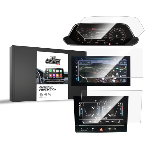 Folia ceramiczna GrizzGlass CarDisplay Protection do Audi Q8 e-tron 2022-2025 [3w1]