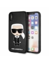Wholesale Karl Lagerfeld KLHCPXIKPUBK iPhone X/Xs hardcase black Iconic Karl Embossed - KLD203BLK - {ean13} - Hurt
