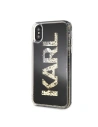 Wholesale Karl Lagerfeld KLHCPXKAGBK iPhone X/Xs black Karl logo Glitter - KLD206BLK - {ean13} - Hurt
