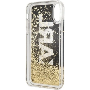 Karl Lagerfeld KLHCPXKAGBK iPhone X/Xs czarny/black Karl logo Glitter