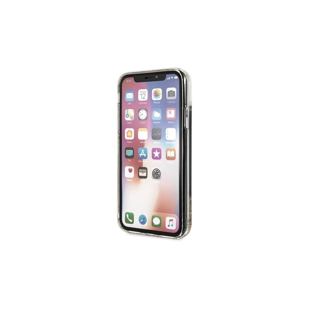 Hurtownia GSM - Karl Lagerfeld KLHCPXKAGBK iPhone X/Xs czarny/black Karl logo Glitter - KLD206BLK - {ean13} - Hurt