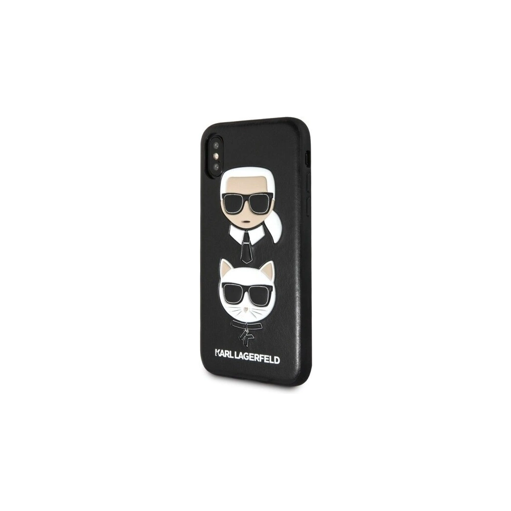 Hurtownia GSM - Karl Lagerfeld KLHCPXKICKC iPhone X hardcase czarny/black Karl & Choupette - KLD207BLK - {ean13} - Hurt