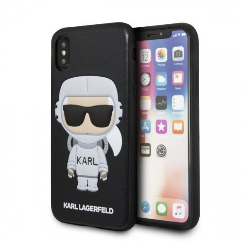 Hurtownia Karl Lagerfeld - 3700740425503 - KLD208BLK - Karl Lagerfeld KLHCPXKSCO iPhone X hardcase czarny/black Karl Space Cosmonaut - B2B homescreen