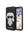 Karl Lagerfeld KLHCPXKSCO husă iPhone X hardcase neagră/black Karl Space Cosmonaut