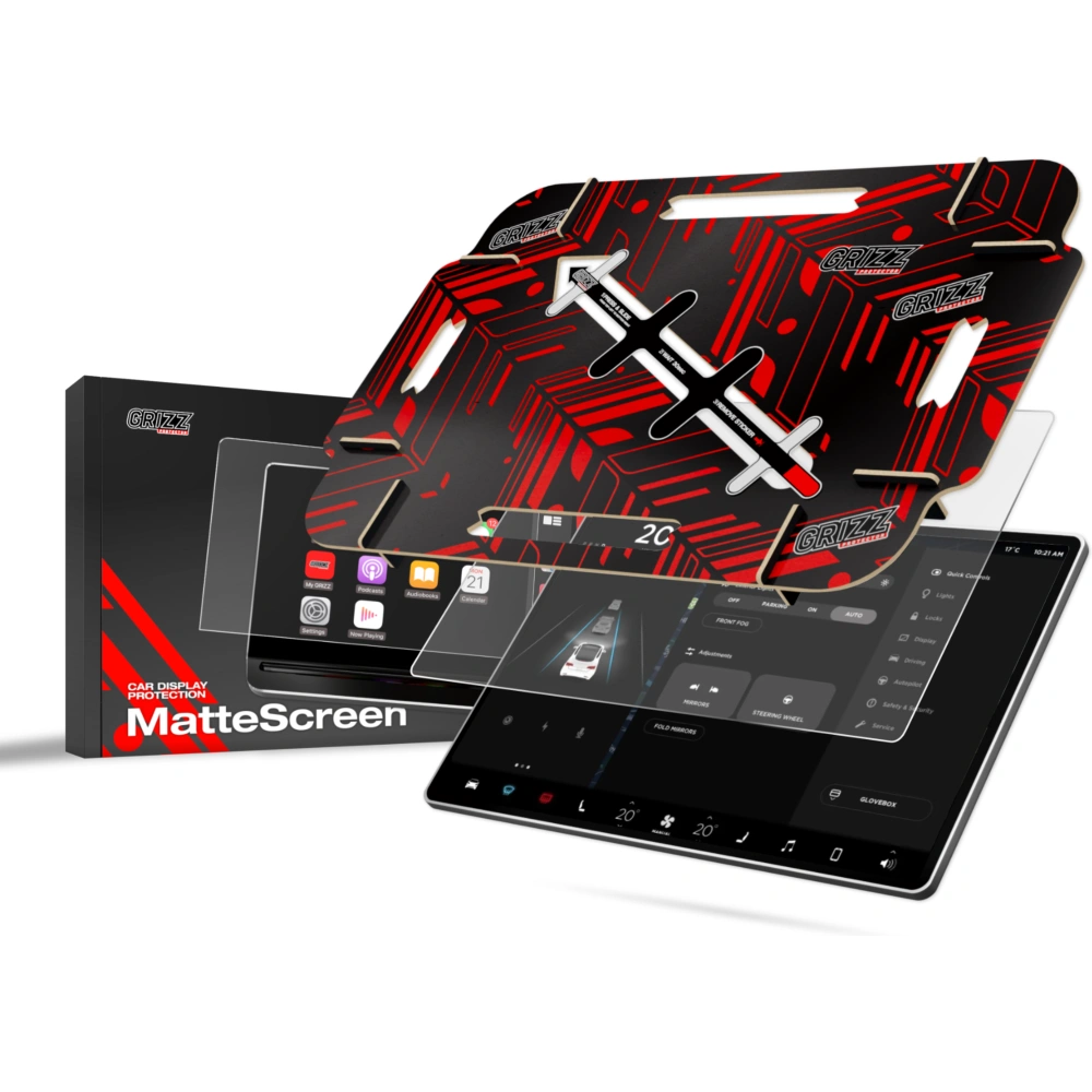 Wholesale GrizzGlass CarDisplay MatteScreen Easy Tesla Model 3 Highland 2023-2024 - GRZ10296 - {ean13} - Hurt