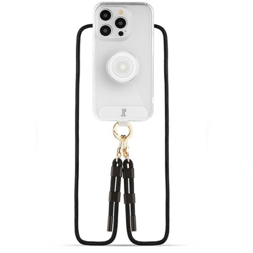 Etui Just Elegance PopGrip Apple iPhone 15 Pro Max przezroczysty/clear