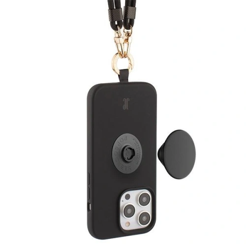 Etui Just Elegance PopGrip Apple iPhone 15 Pro Max czarny/black