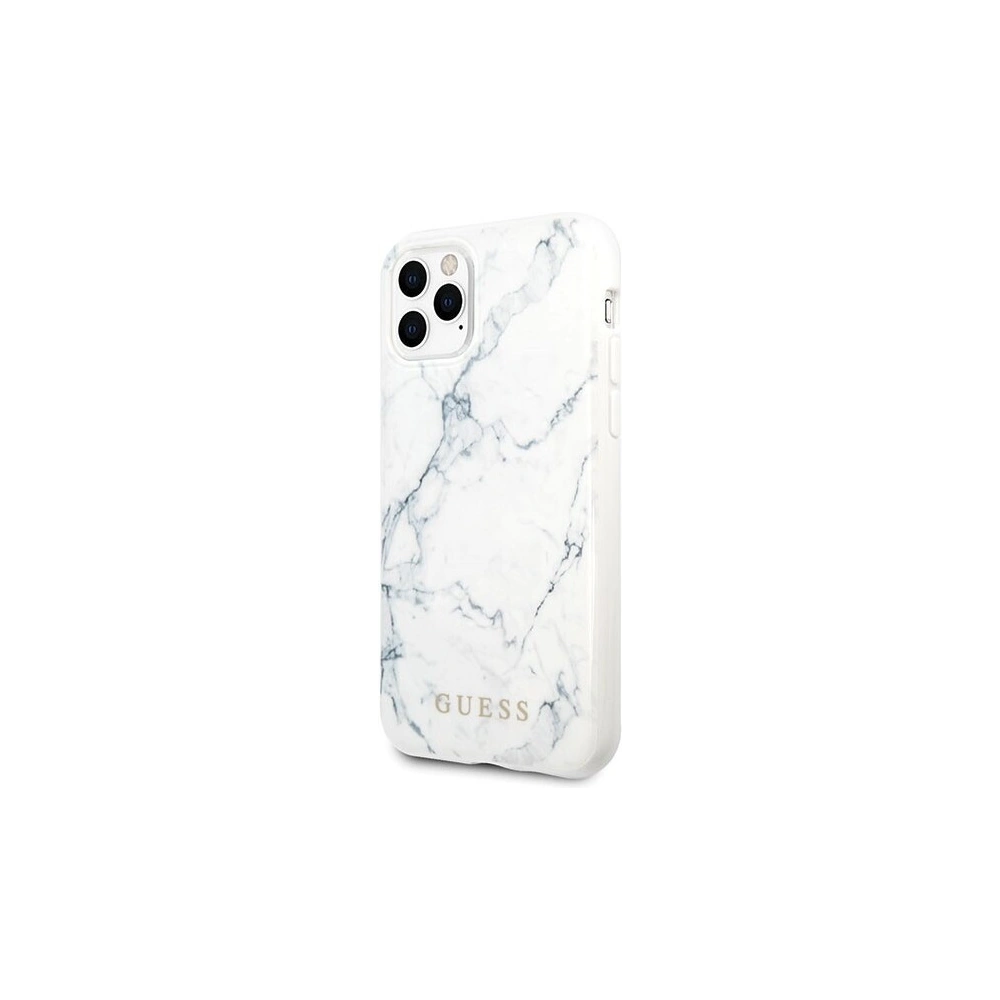 Hurtownia GSM - Etui Guess GUHCN65PCUMAWH Apple iPhone 11 Pro Max biały/white Marble - GUE286WHT - {ean13} - Hurt