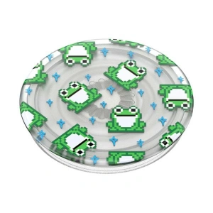 Hurtownia GSM - Držák na telefon POPSOCKETS PlantCore Grip 8 Bit Frogs - POP518 - {ean13} - Hurt