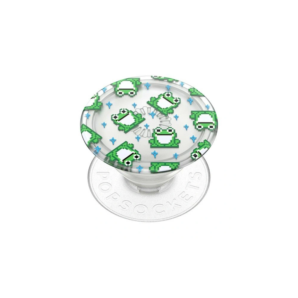 Hurtownia GSM - Suport pentru telefon POPSOCKETS PlantCore Grip 8 Bit Frogs - POP518 - {ean13} - Hurt