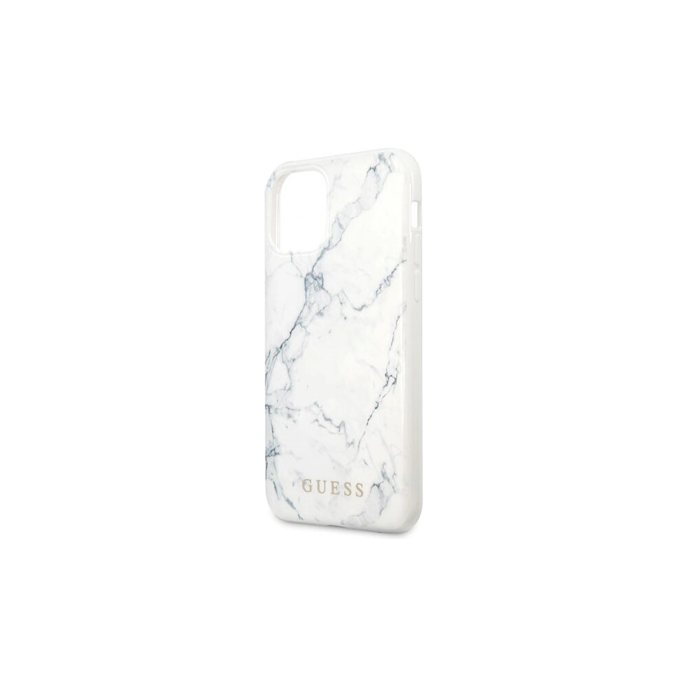 Hurtownia GSM - Etui Guess GUHCN65PCUMAWH Apple iPhone 11 Pro Max biały/white Marble - GUE286WHT - {ean13} - Hurt