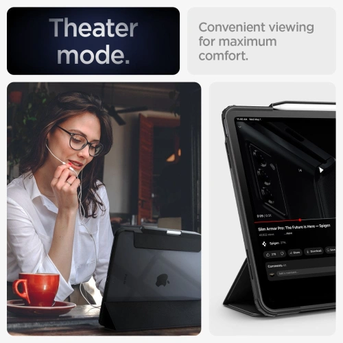 Etui Spigen Ultra Hybrid Pro Apple iPad Air 13" 2024 (6. generacji) Black