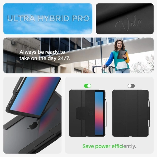 Etui Spigen Ultra Hybrid Pro Apple iPad Air 13" 2024 (6. generacji) Black