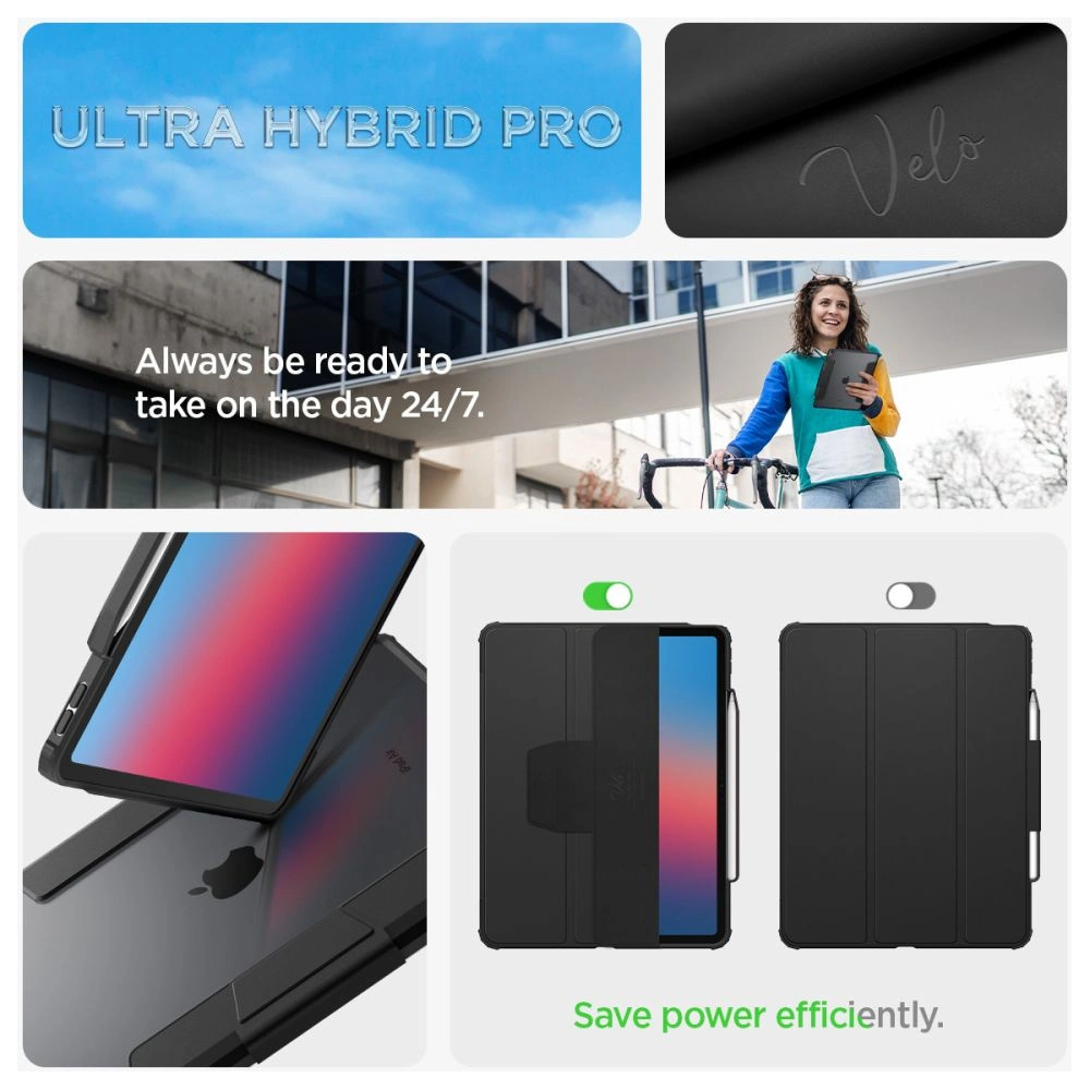 Hurtownia GSM - Etui Spigen Ultra Hybrid Pro Apple iPad Air 13" 2024 (6. generacji) Black - SPN3429 - {ean13} - Hurt