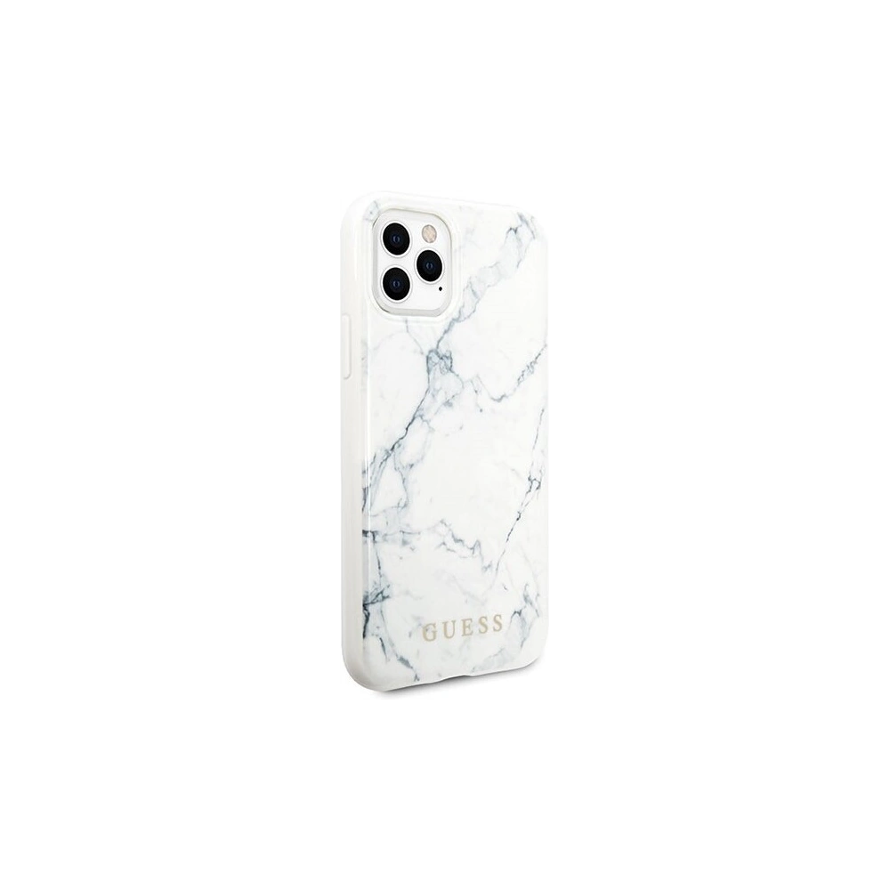 Hurtownia GSM - Etui Guess GUHCN65PCUMAWH Apple iPhone 11 Pro Max biały/white Marble - GUE286WHT - {ean13} - Hurt