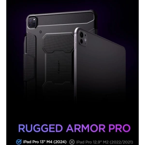 Hurtownia GSM - Case Spigen Rugged Armor Pro Apple iPad Air 13" 2024 (6. Generation) Schwarz - SPN3430 - {ean13} - Hurt