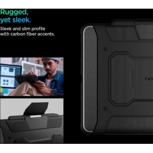 Hurtownia GSM - Case Spigen Rugged Armor Pro Apple iPad Air 13" 2024 (6. Generation) Schwarz - SPN3430 - {ean13} - Hurt