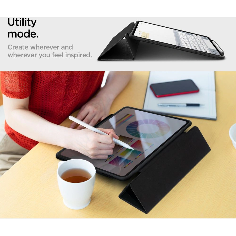 Hurtownia GSM - Etui Spigen Rugged Armor Pro Apple iPad Air 13" 2024 (6. generație) Negru - SPN3430 - {ean13} - Hurt