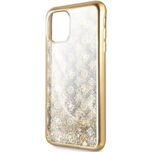 Hurtownia GSM - Etui Guess GUHCN65PEOLGGO Apple iPhone 11 Pro Max gold/hartes Gehäuse 4G Peony Liquid Glitter - GUE287GLD - {ean13} - Hurt