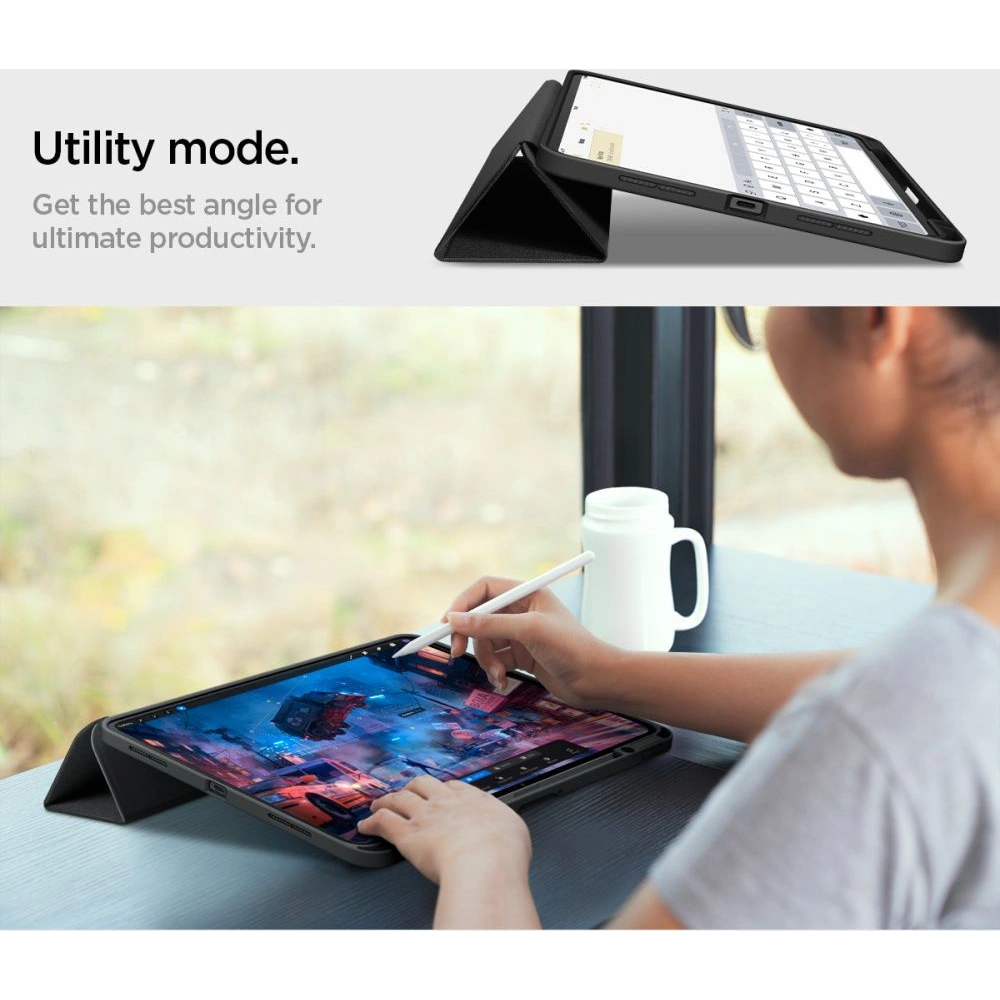 Hurtownia GSM - Etui Spigen Urban Fit Apple iPad Pro 11" 2024 (5. generace) černé - SPN3433 - {ean13} - Hurt