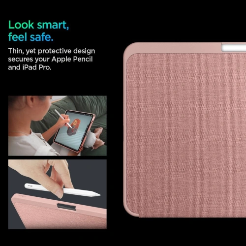 Etui Spigen Urban Fit Apple iPad Pro 11" 2024 (5. generacji) Rose Gold