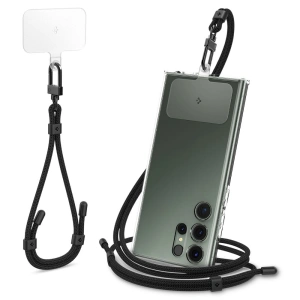 Hurtownia GSM - Smyč Spigen Univerzální popruh Set Crossbody & na zápěstí černý [2 PACK] - SPN3435 - {ean13} - Hurt