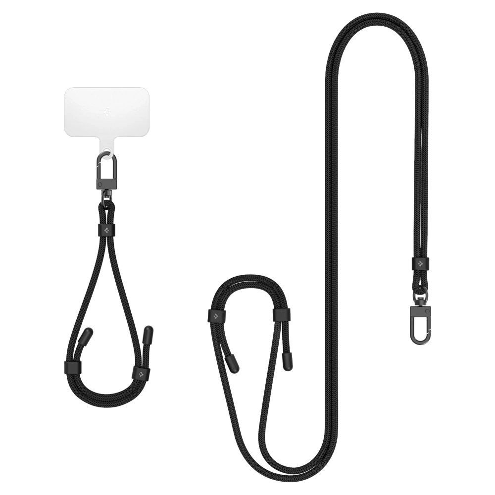 Hurtownia GSM - Smycz Spigen Universal Strap Set Crossbody & Wrist Black [2 PACK] - SPN3435 - {ean13} - Hurt