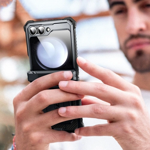 Etui Supcase IBLSN ArmorBox Samsung Galaxy Z Flip 6 / 7 FE Black