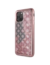 Hurtownia GSM - Etui Guess GUHCN65PEOLGPI Apple iPhone 11 Pro Max różowo-złoty/rosegold hard case 4G Peony Liquid Glitter - GUE288RS - {ean13} - Hurt
