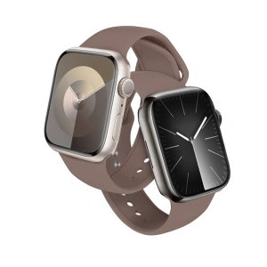 Hurtownia GSM - Pasek Crong Liquid Apple Watch 4/5/6/7/8/9/SE/Ultra 1/2 42/44/45/49mm hnědý - CRG778 - {ean13} - Hurt