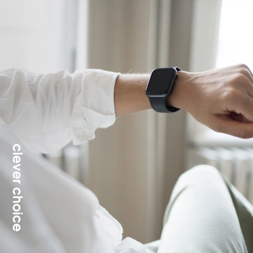 Pasek Crong Liquid Apple Watch 4/5/6/7/SE/8/9/10 40/41/42mm zielony