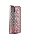 Hurtownia GSM - Etui Guess GUHCN65PEOLGPI Apple iPhone 11 Pro Max różowo-złoty/rosegold hard case 4G Peony Liquid Glitter - GUE288RS - {ean13} - Hurt