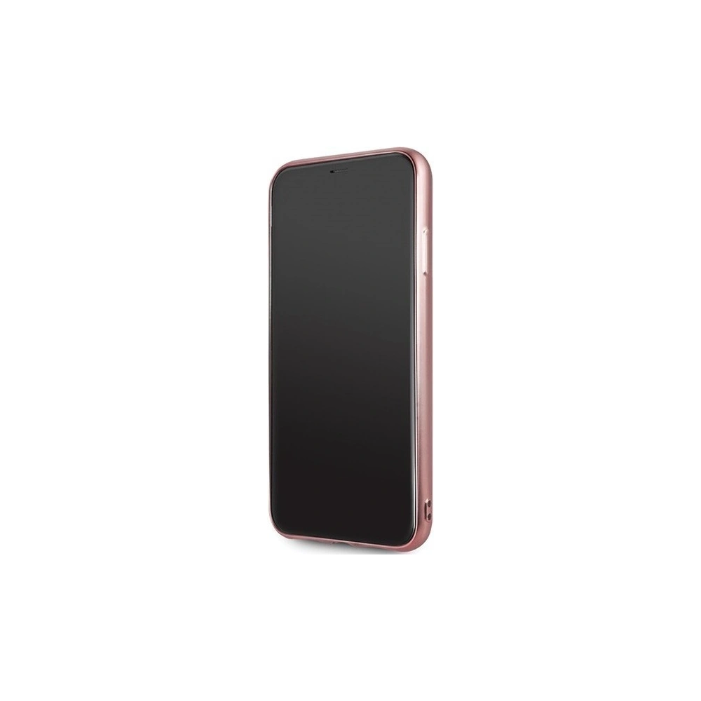 Hurtownia GSM - Etui Guess GUHCN65PEOLGPI Apple iPhone 11 Pro Max różowo-złoty/rosegold hard case 4G Peony Liquid Glitter - GUE288RS - {ean13} - Hurt