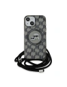 Hurtownia GSM - Etui Karl Lagerfeld KLHMP15SHCKCKLCK Apple iPhone 15 / 14 / 13 hardcase IML Crossbody Monogram Karl & Choupette Head MagSafe fekete/black - KLD2100 - {ean13} - Hurt