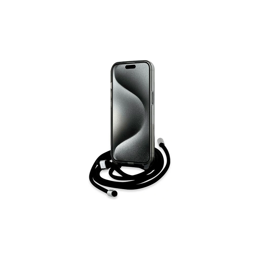 Hurtownia GSM - Etui Karl Lagerfeld KLHMP15SHCKCKLCK Apple iPhone 15 / 14 / 13 hardcase IML Crossbody Monogram Karl & Choupette Head MagSafe fekete/black - KLD2100 - {ean13} - Hurt