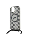 Hurtownia GSM - Etui Karl Lagerfeld KLHMP15SHCKCKLCK Apple iPhone 15 / 14 / 13 hardcase IML Crossbody Monogram Karl & Choupette Head MagSafe fekete/black - KLD2100 - {ean13} - Hurt