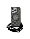 Wholesale Karl Lagerfeld KLHMP15XHCKCKLCK Apple iPhone 15 Pro Max hardcase IML Crossbody Monogram Karl & Choupette Head MagSafe black - KLD2103 - {ean13} - Hurt