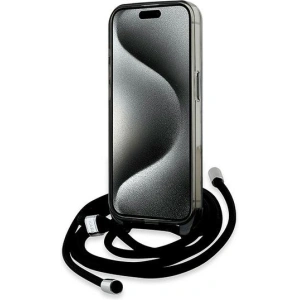 Hurtownia GSM - Case Karl Lagerfeld KLHMP15XHCKCKLCK Apple iPhone 15 Pro Max Hardcase IML Crossbody Monogram Karl & Choupette Head MagSafe schwarz/black - KLD2103 - {ean13} - Hurt
