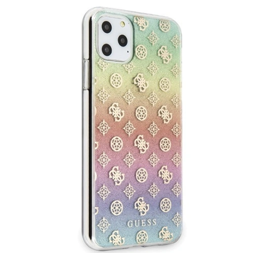 Etui Guess GUHCN65PEOML Apple iPhone 11 Pro Max multicolor hard case Iridescent 4G Peony