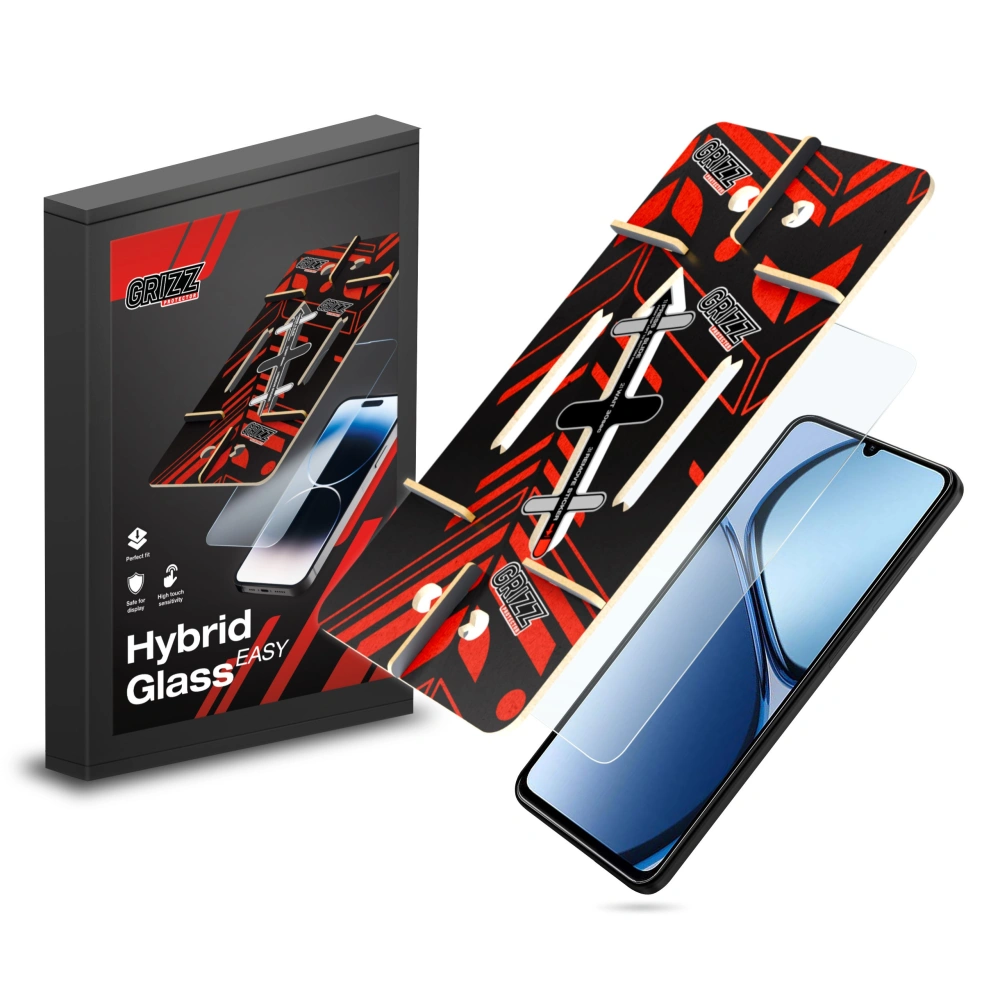 Hurtownia GSM - Hybriertes Glas GrizzGlass HybridGlass Easy für Realme C63 - GRZ10299 - {ean13} - Hurt