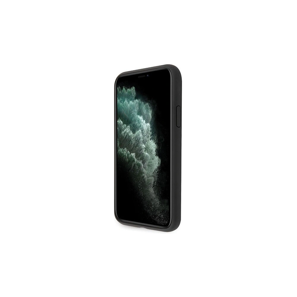 Wholesale Guess GUHCN65RSSASBK iPhone 11 Pro Max black hard case Saffiano 4G Circle Logo - GUE290BLK - {ean13} - Hurt
