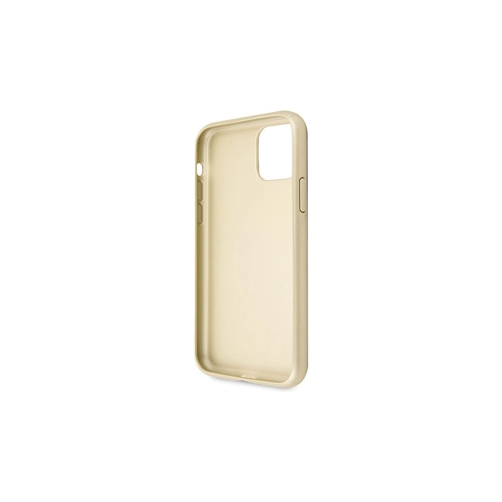 Hurtownia GSM - Etui Guess GUHCN65RSSASGO Apple iPhone 11 Pro Max złoty/gold hard case Saffiano 4G Circle Logo - GUE291GLD - {ean13} - Hurt